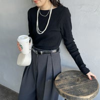 BLACK&&モデル身長：160cm 着用サイズ：1&&