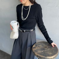 BLACK&&モデル身長：160cm 着用サイズ：1&&