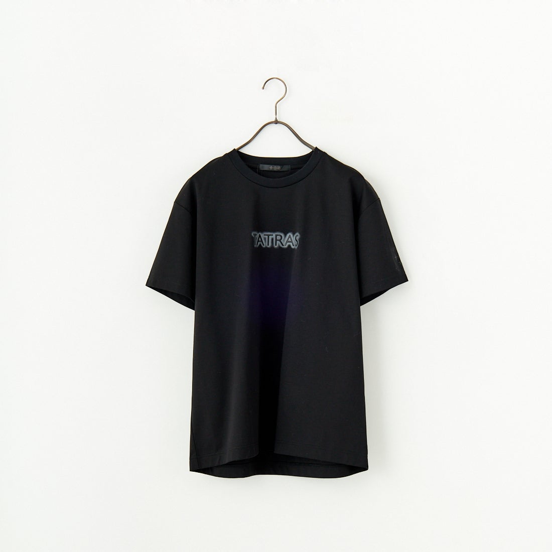 TATRAS [タトラス] 別注 INDEZ ブランドロゴ刺繍Tシャツ [MTIN25S8299-M-JF] BLACK