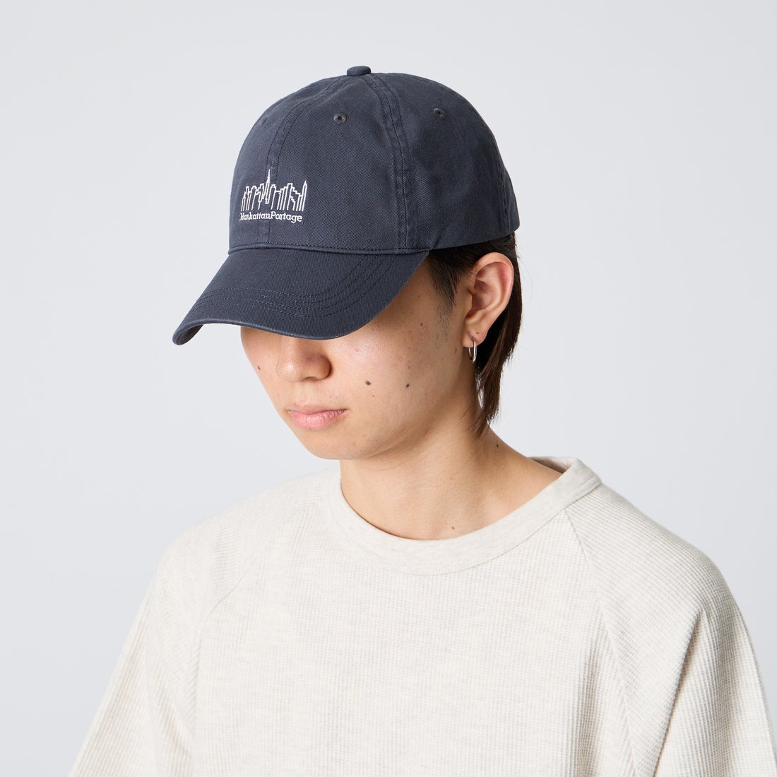 MANHATTAN PORTAGE [マンハッタンポーテージ] ウォッシュドツイル 6パネルキャップ [MP319-25S00] 072 CHARCO