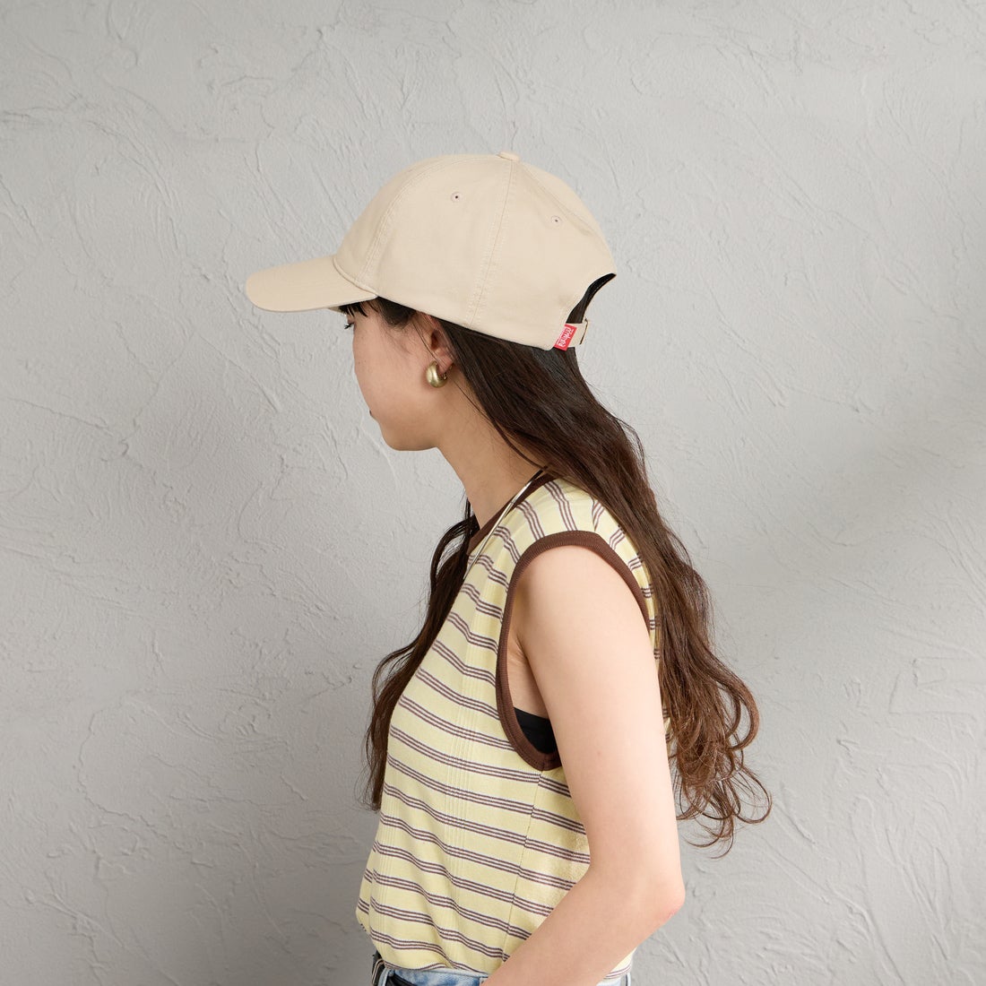 MANHATTAN PORTAGE [マンハッタンポーテージ] ウォッシュドツイル 6パネルキャップ [MP319-25S00] 006 BEIGE