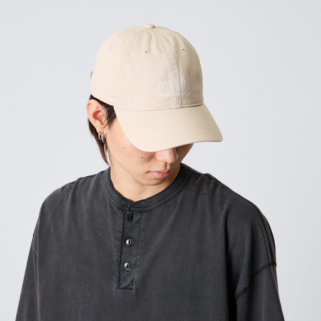 MANHATTAN PORTAGE [マンハッタンポーテージ] ウォッシュドツイル 6パネルキャップ [MP319-25S00] 006 BEIGE