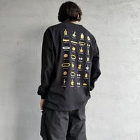 BLACK&&モデル身長：179cm 着用サイズ：L&&