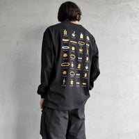 BLACK&&モデル身長：179cm 着用サイズ：L&&