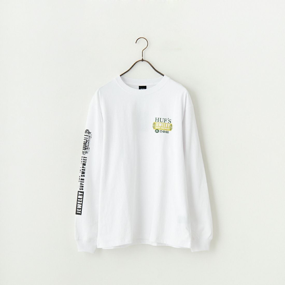 HUF [ハフ] 長袖Tシャツ [TS02392] WHITE