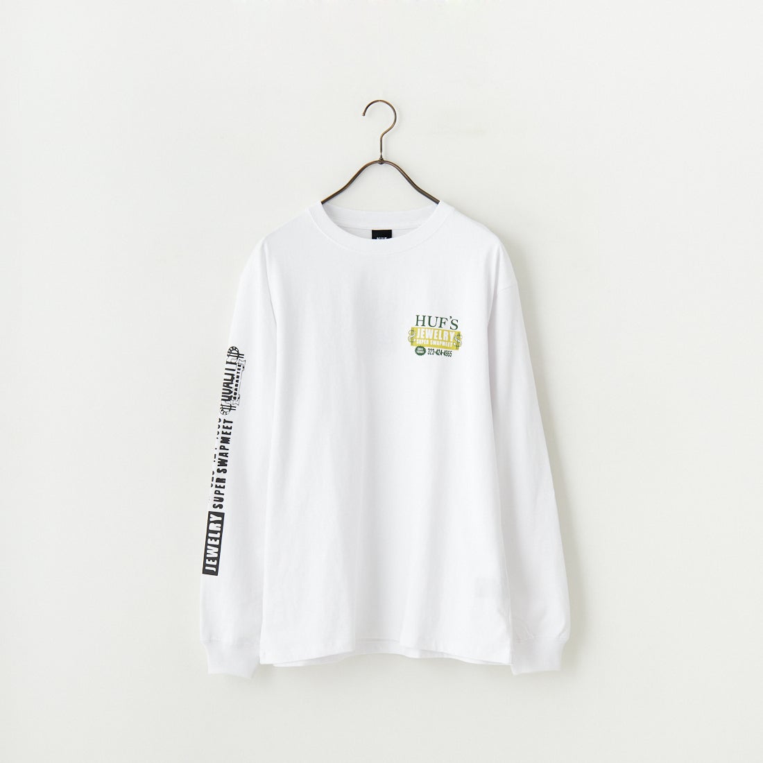 HUF [ハフ] 長袖Tシャツ [TS02392] WHITE