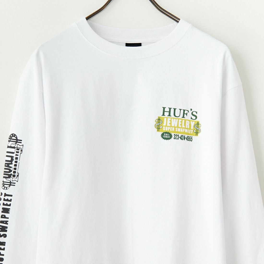 HUF [ハフ] 長袖Tシャツ [TS02392] WHITE
