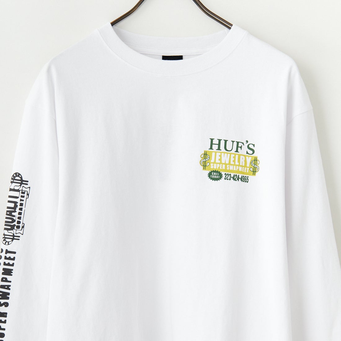 HUF [ハフ] 長袖Tシャツ [TS02392] WHITE