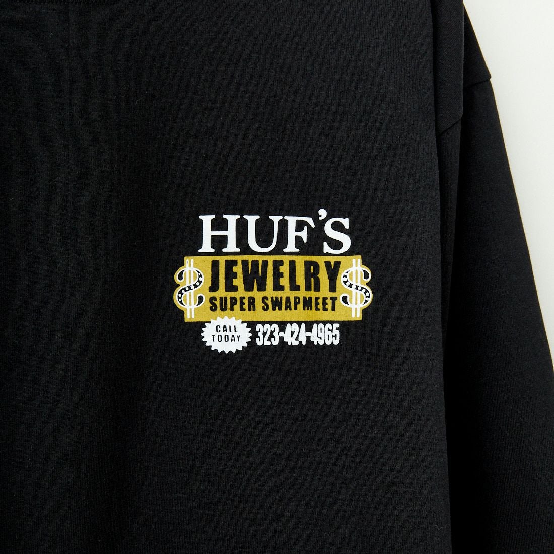 HUF [ハフ] 長袖Tシャツ [TS02392] BLACK