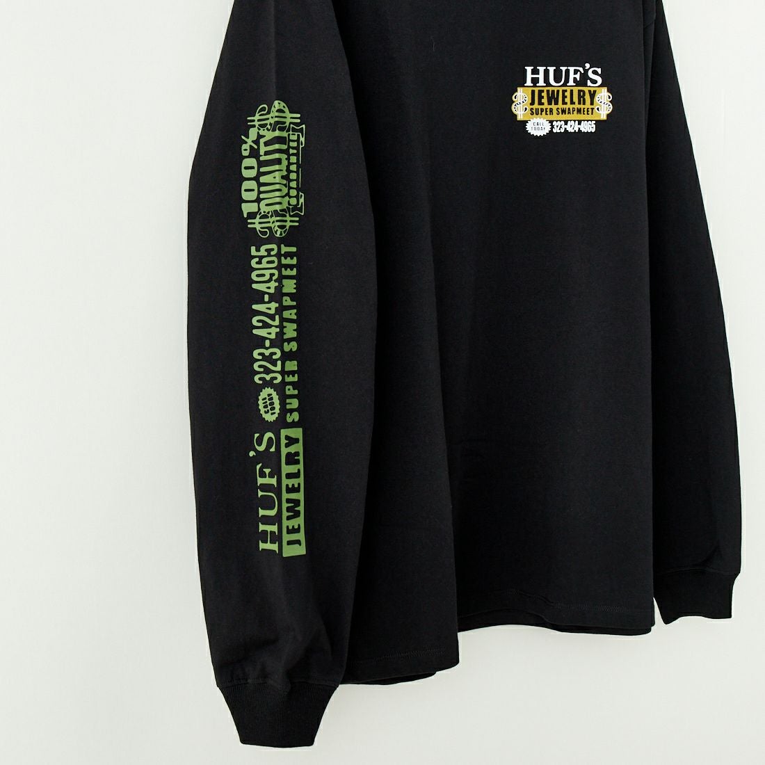 HUF [ハフ] 長袖Tシャツ [TS02392] BLACK