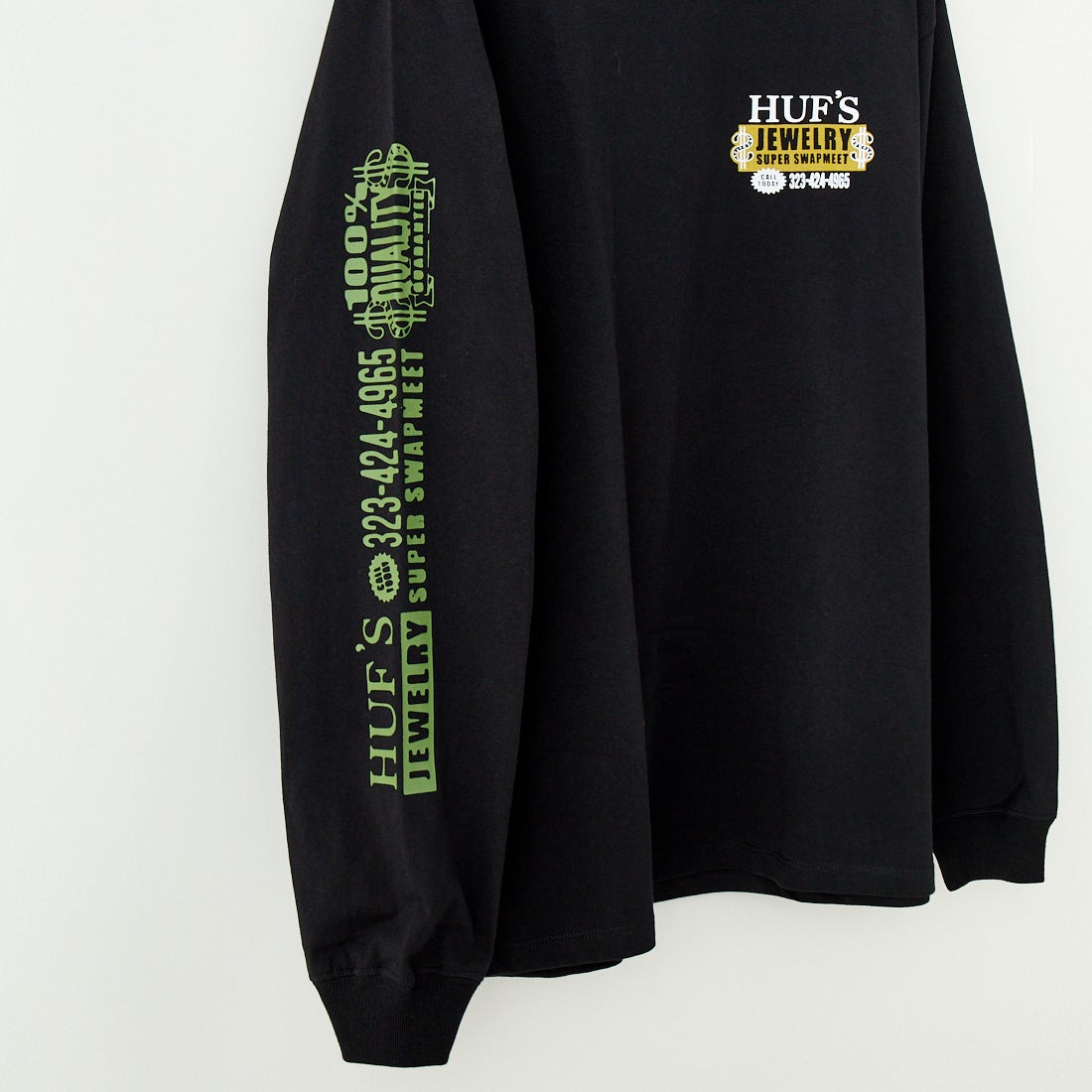 HUF [ハフ] 長袖Tシャツ [TS02392] BLACK