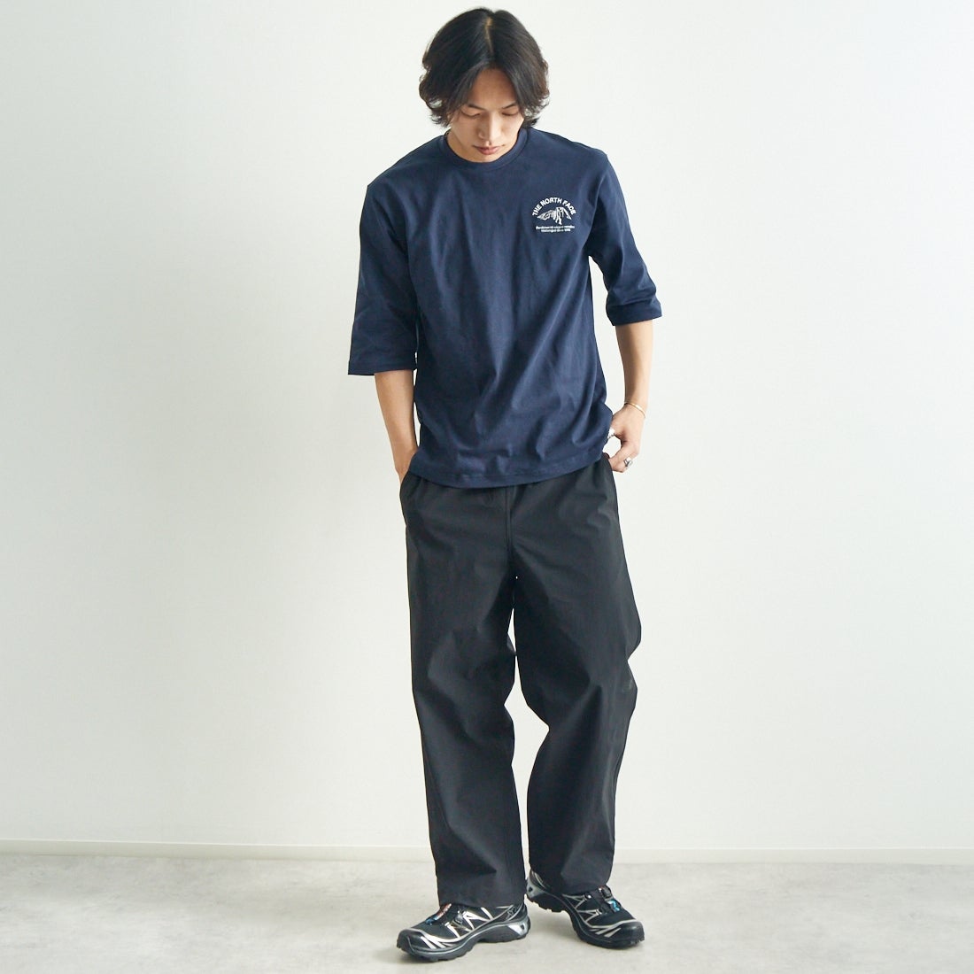 THE NORTH FACE [ザ ノースフェイス] ヴェイグラントロングパンツ [NB12583] K &&モデル身長：179cm 着用サイズ：L&&