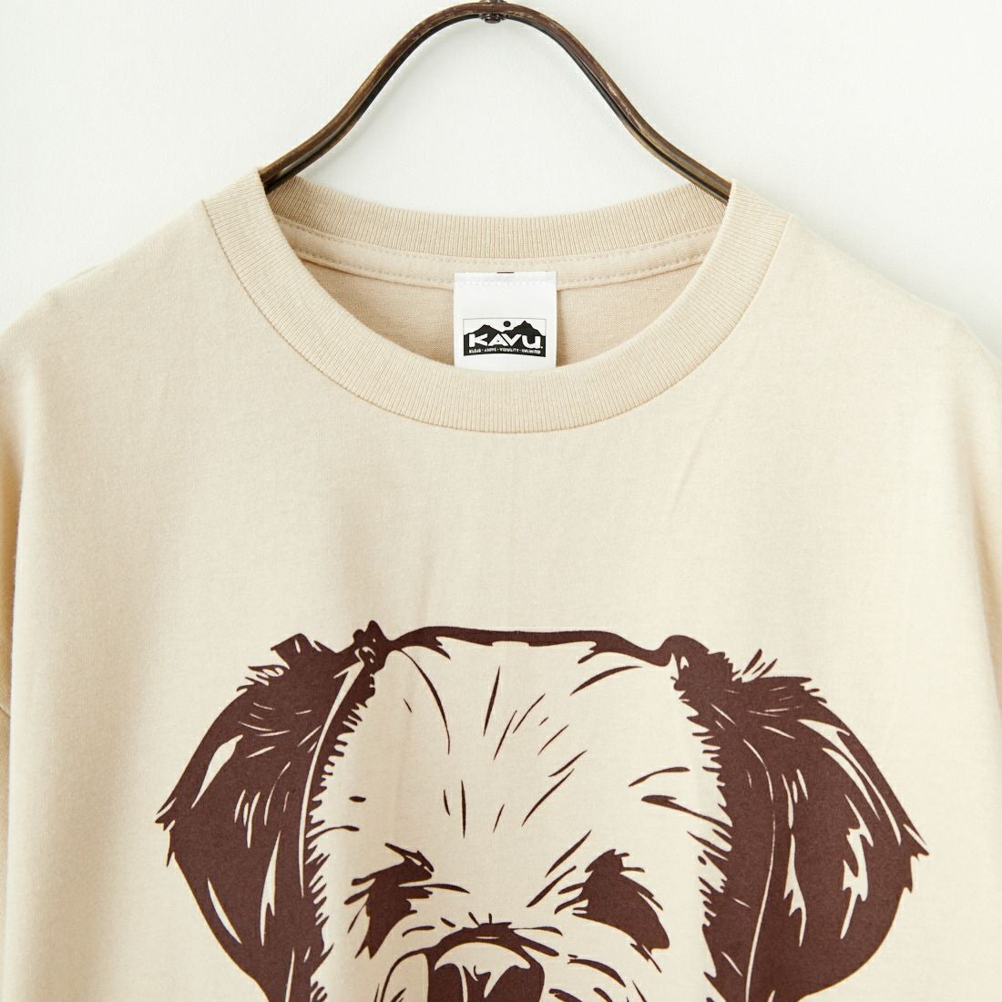 KAVU [カブー] 25ドッグ Tシャツ [19822261] SAND