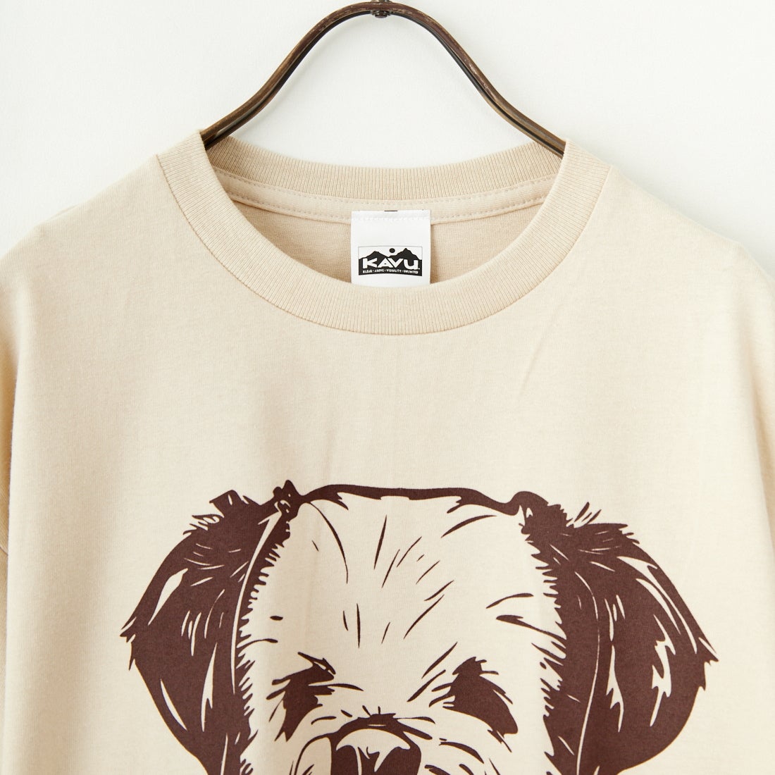 KAVU [カブー] 25ドッグ Tシャツ [19822261] SAND