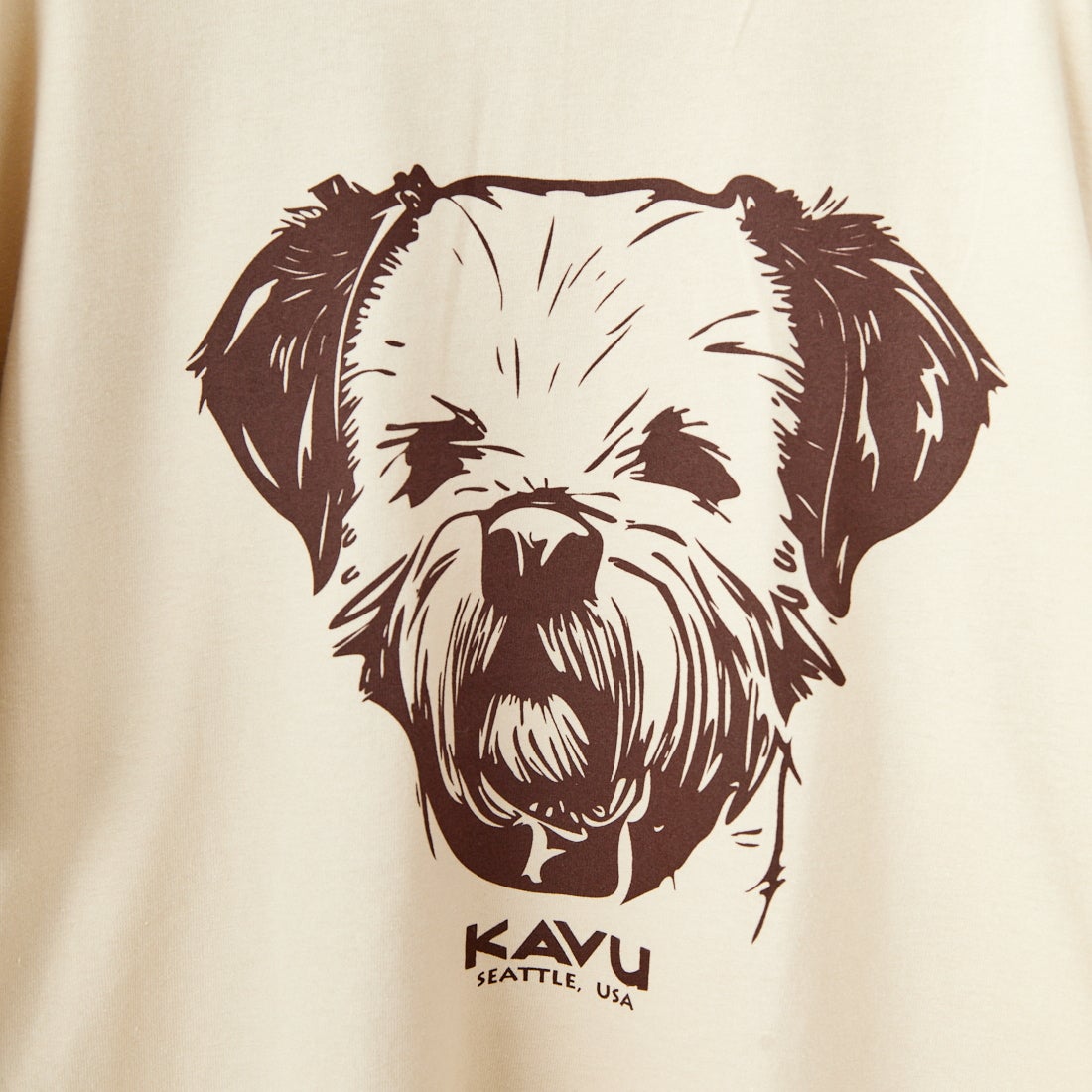 KAVU [カブー] 25ドッグ Tシャツ [19822261] SAND