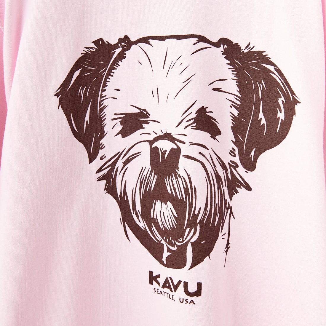 KAVU [カブー] 25ドッグ Tシャツ [19822261] LIGHT PINK