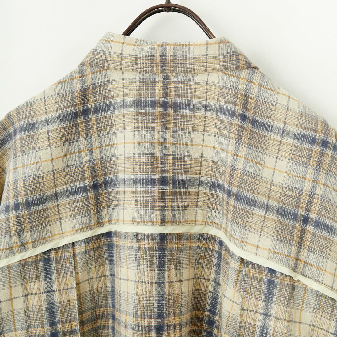 CHIGNON [シニヨン] チェック2WAYシャツ [1651-005KK] BEIGE