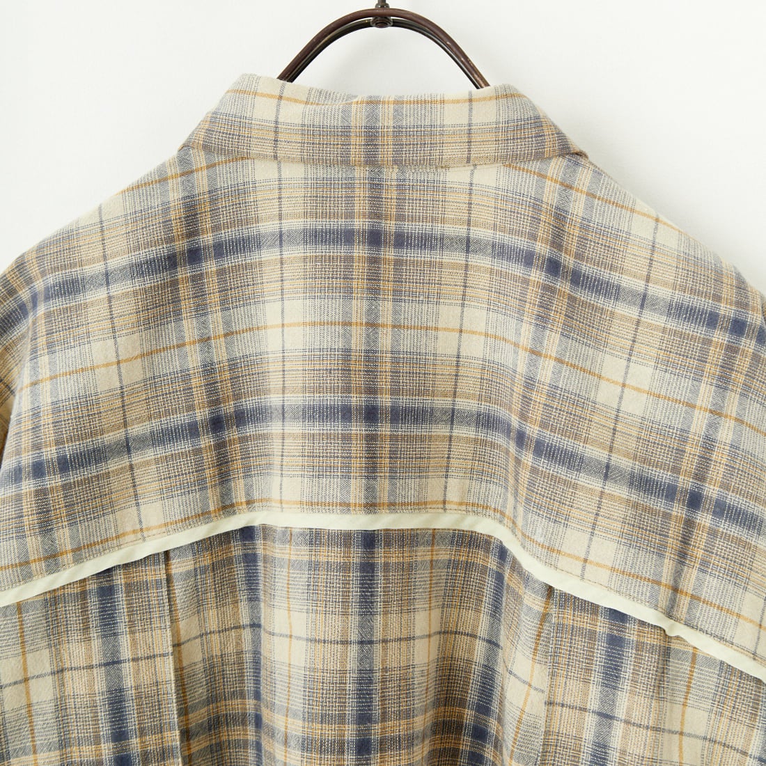 CHIGNON [シニヨン] チェック2WAYシャツ [1651-005KK] BEIGE