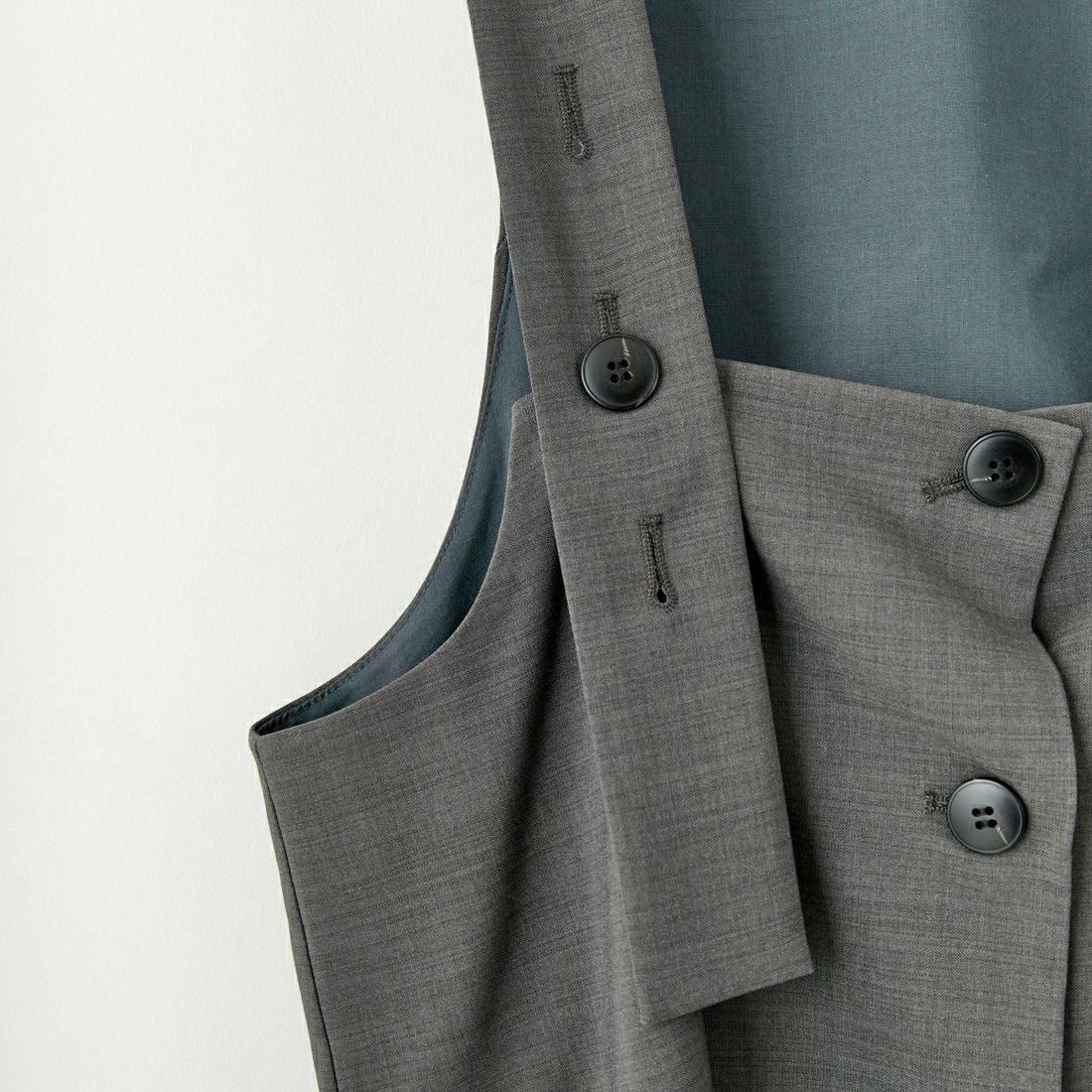 CHIGNON [シニヨン] 2WAYチュニックベスト [4151-029MK] CHARCOAL