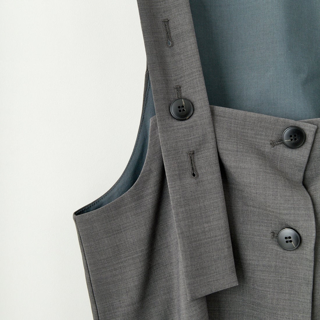 CHIGNON [シニヨン] 2WAYチュニックベスト [4151-029MK] CHARCOAL