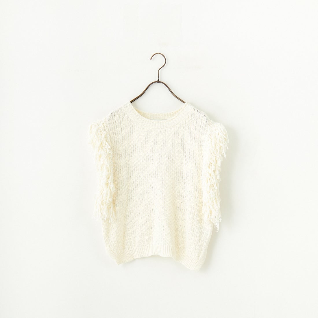 CHIGNON [シニヨン] フリンジパネルベスト [9151-051DP] O.WHITE