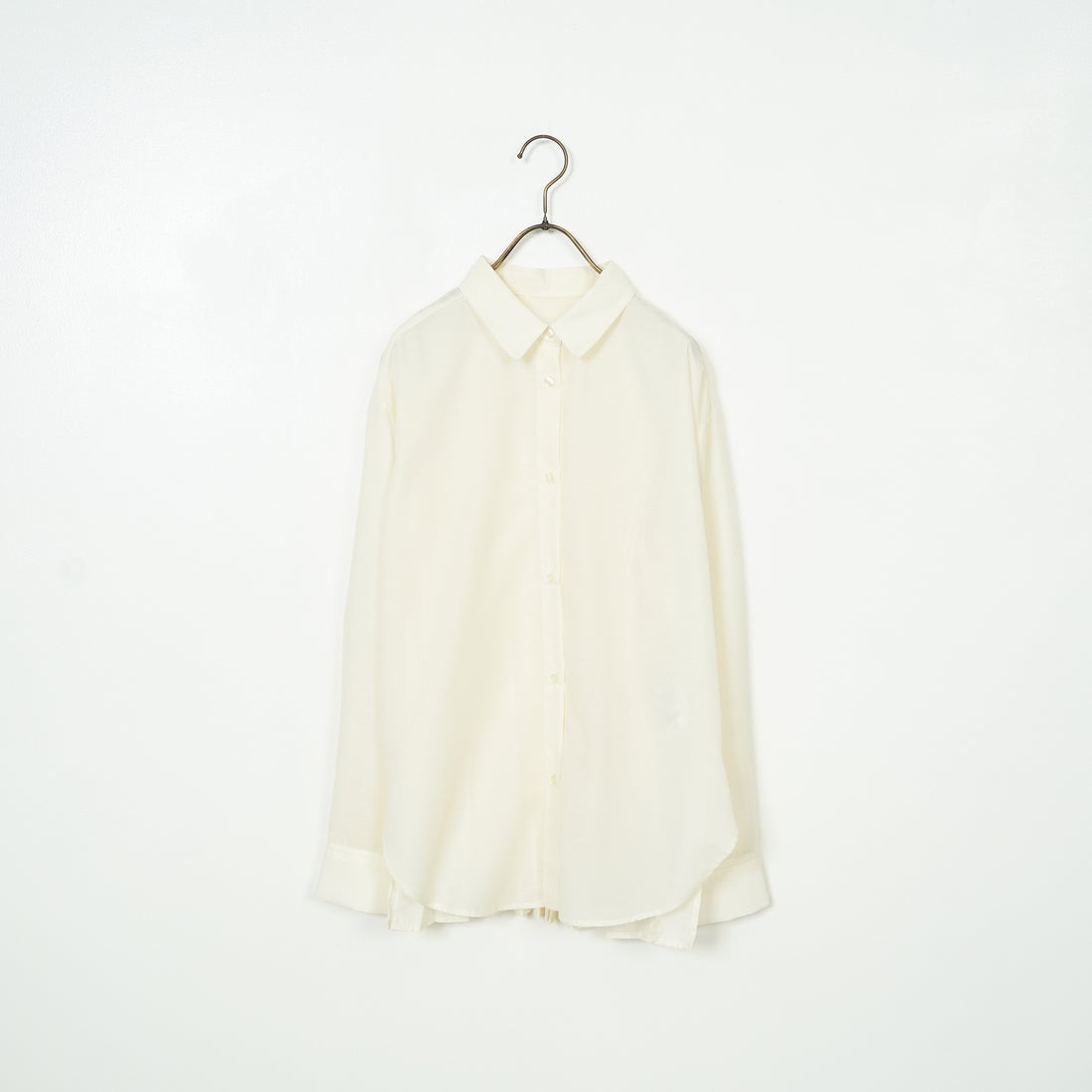 Jf Ready Made [ジェイエフレディメイド] ウシロプリーツ レギュラーシャツ [8859302-01] 59 ｱｲﾎﾞﾘｰ