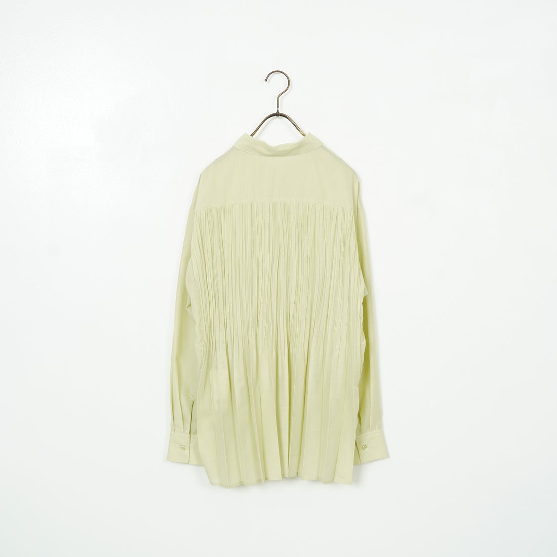 Jf Ready Made [ジェイエフレディメイド] ウシロプリーツ レギュラーシャツ [8859302-01] 71 ﾗｲﾄｸﾞﾘｰ