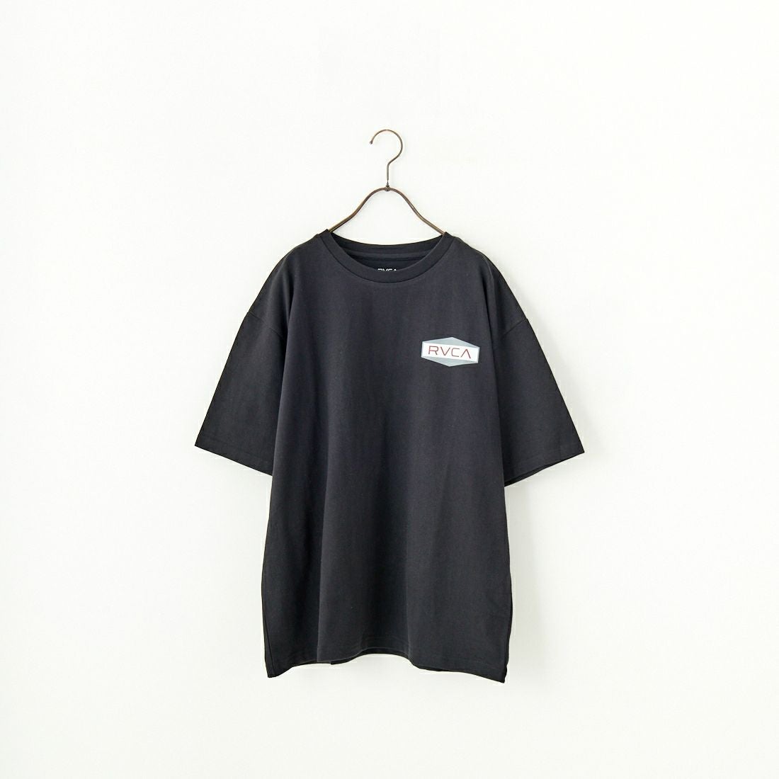 RVCA [ルーカ] ILL HEXロゴショートスリーブTシャツ [BF041-252] BLK