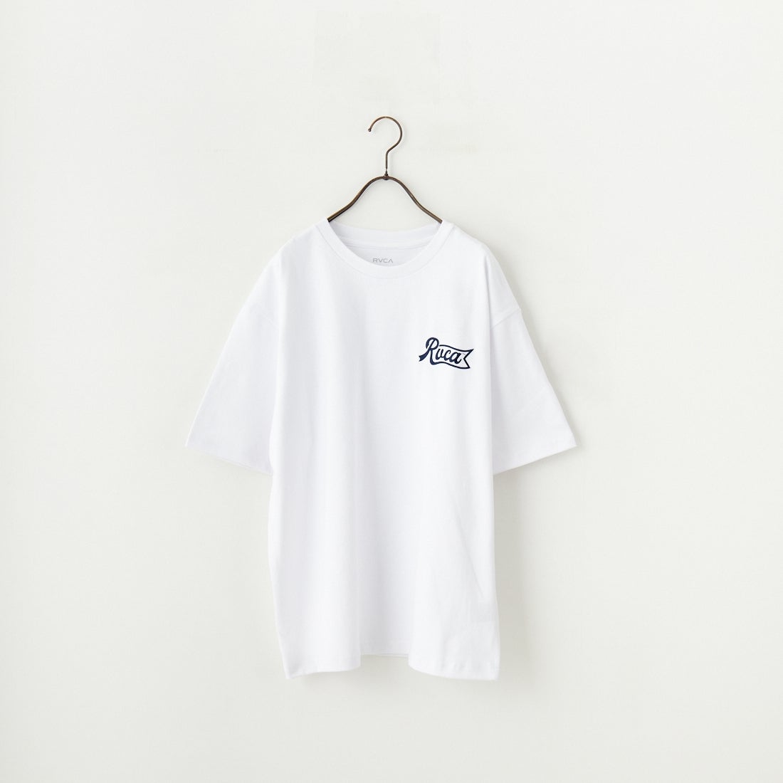RVCA [ルーカ] PENスクリプトロゴショートスリーブTシャツ [BF041-253] WHT