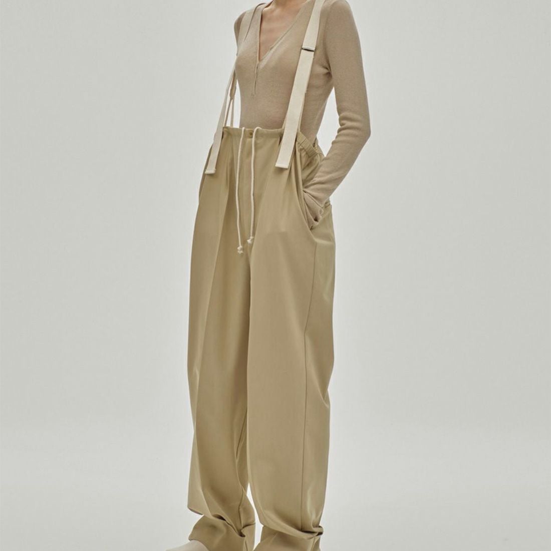 TODAYFUL [トゥデイフル] サスペンダーハイウエストパンツ [12510703