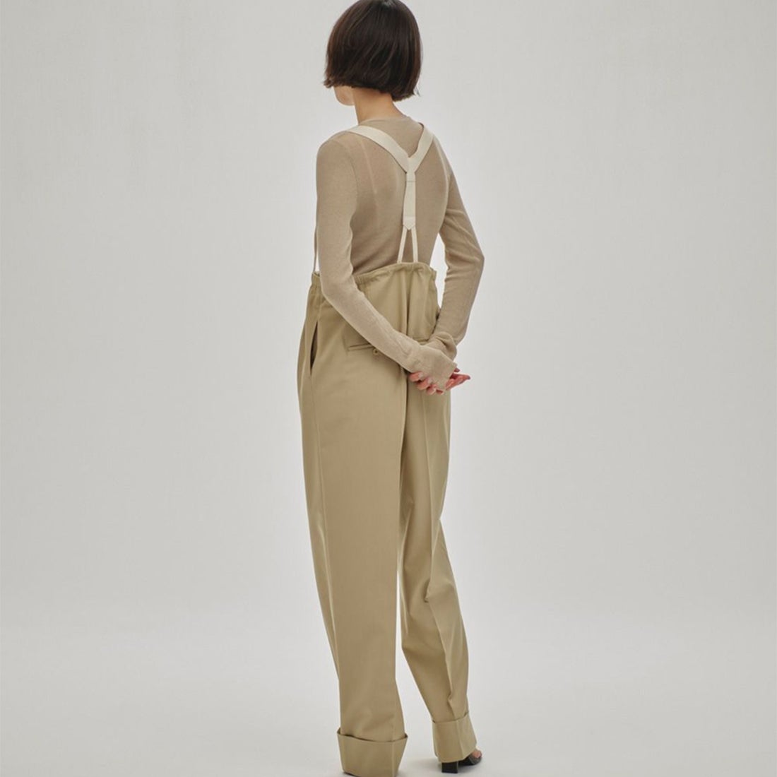 TODAYFUL [トゥデイフル] サスペンダーハイウエストパンツ [12510703] SAGE