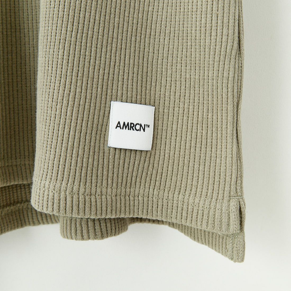 Americana [アメリカーナ] ヴィンテージリブ ショートスリーブTシャツ [BRF-749A] ｾｰｼﾞｸﾞﾘｰﾝ