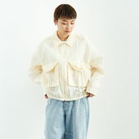O.WHT&&モデル身長：160cm 着用サイズ：F&&