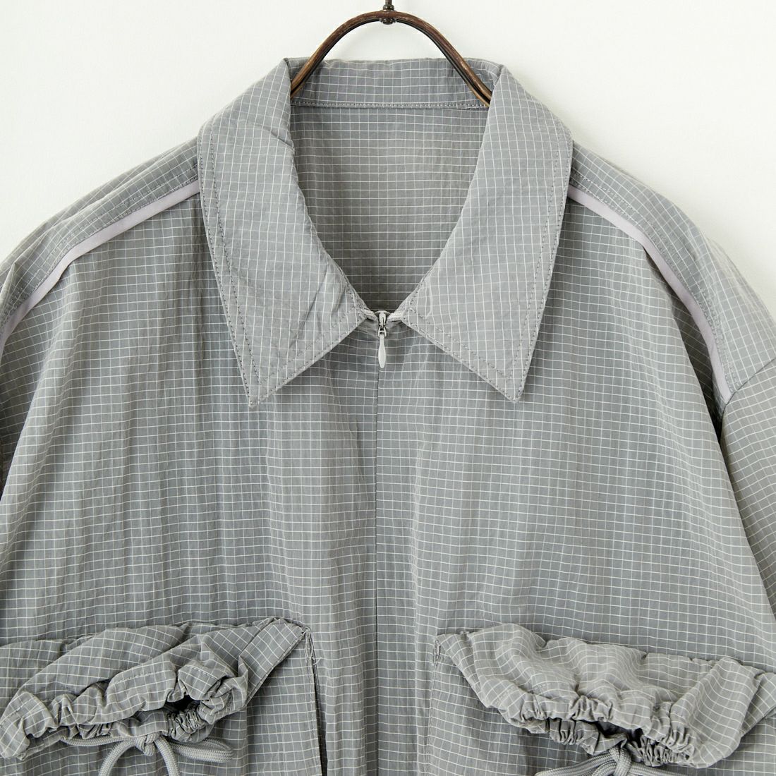 MAISON SPECIAL [メゾンスペシャル] リップストップブルゾン [21251215802] GRY