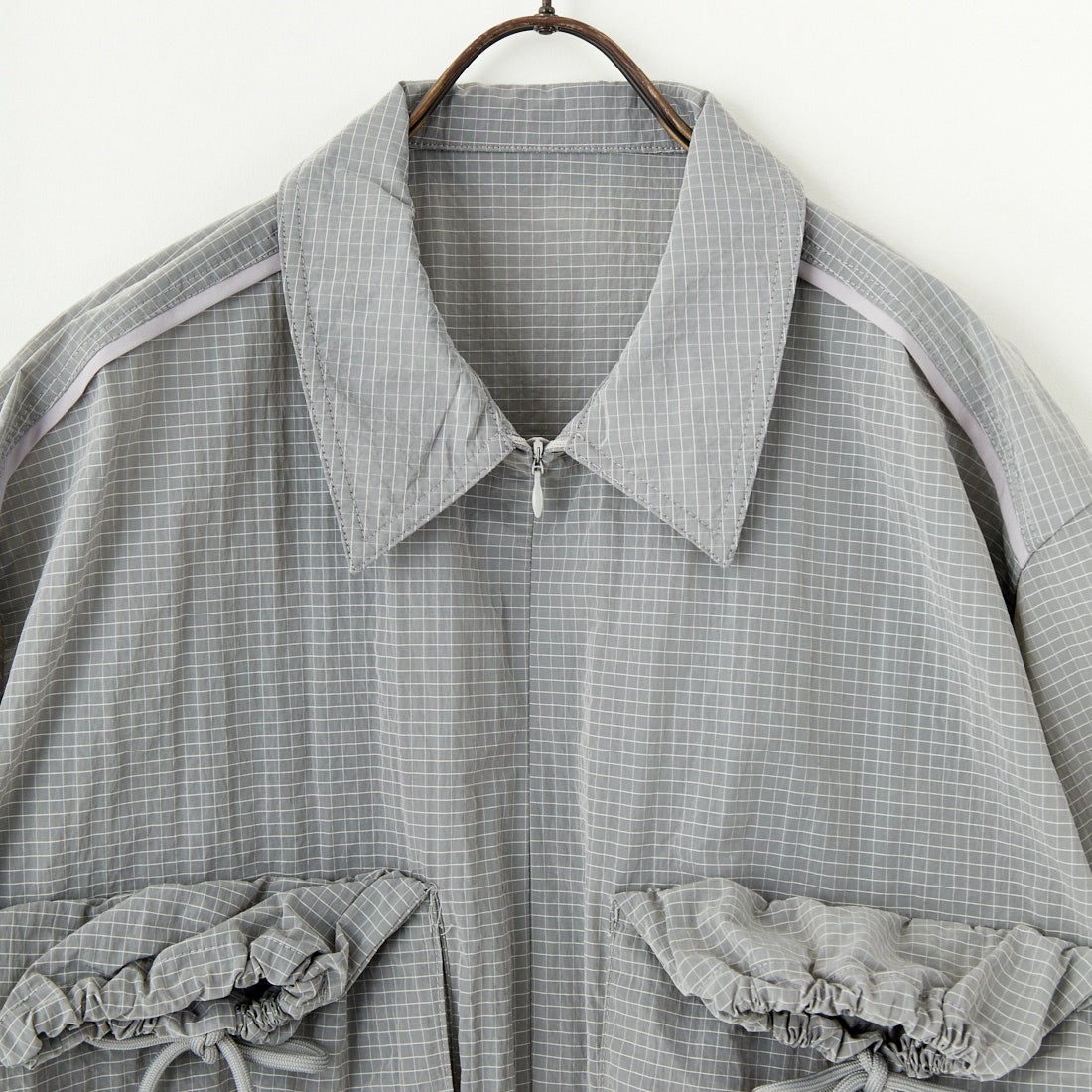 MAISON SPECIAL [メゾンスペシャル] リップストップブルゾン [21251215802] GRY