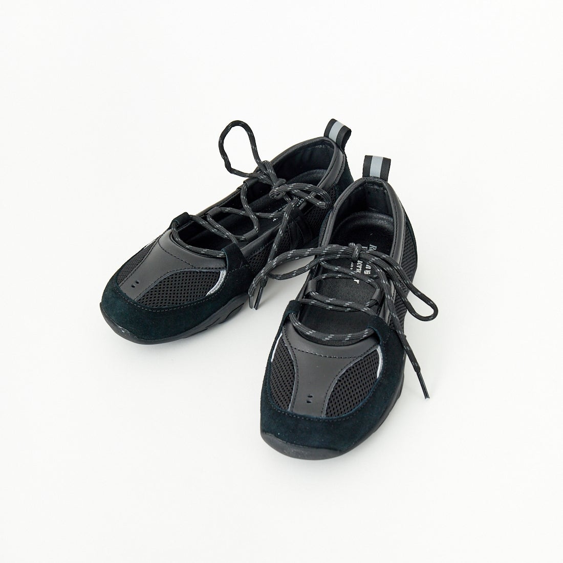 Rockfish Weatherwear [ロックフィッシュ ウェザーウェア] ウェビングレースアップスニーカー [RF1SHBE3SK007] BLACK