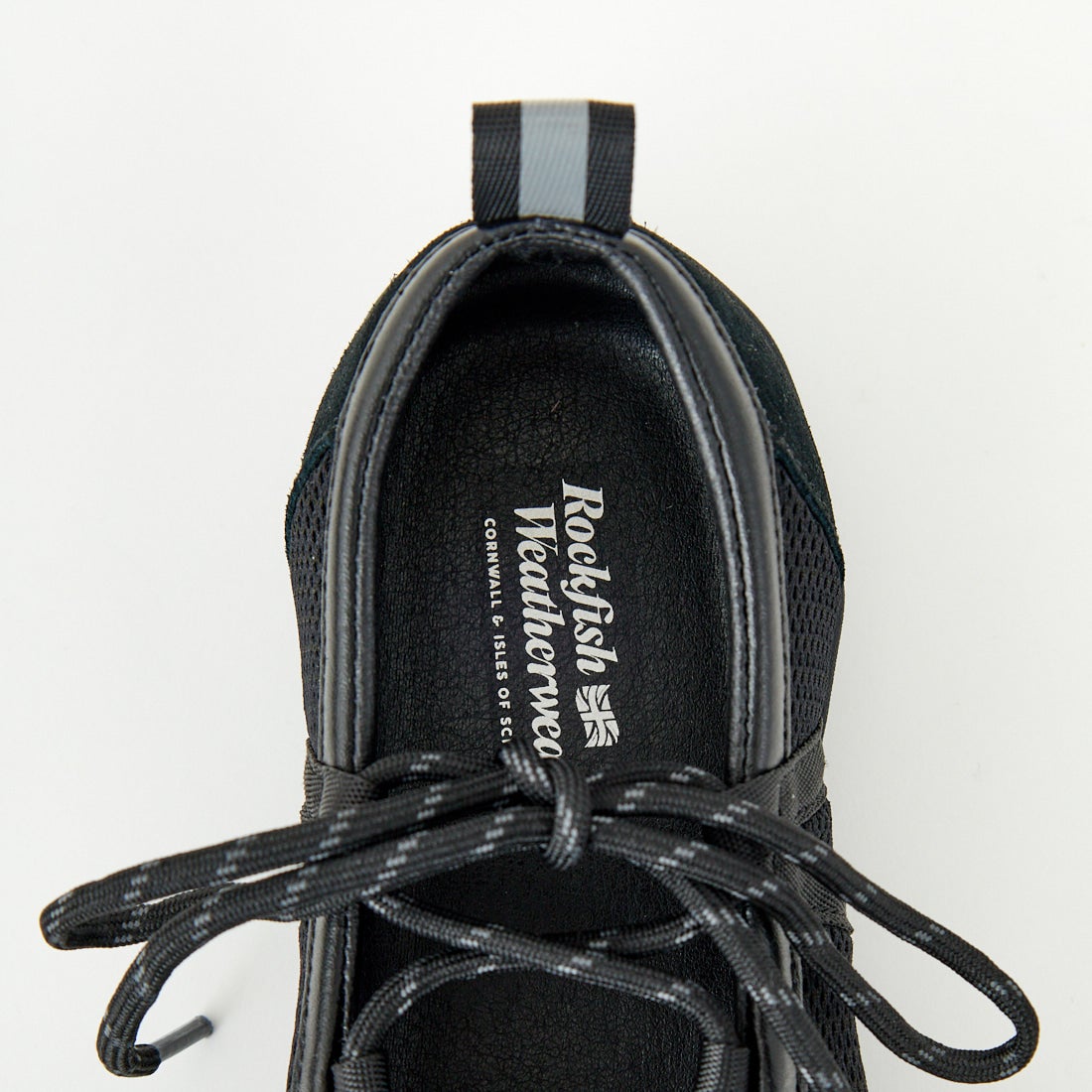 Rockfish Weatherwear [ロックフィッシュ ウェザーウェア] ウェビングレースアップスニーカー [RF1SHBE3SK007] BLACK