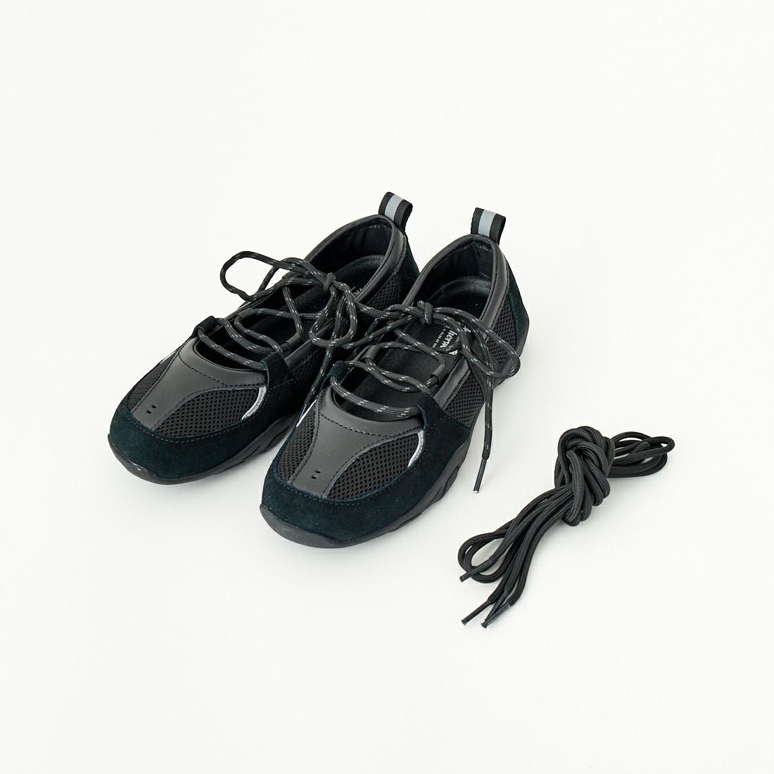 Rockfish Weatherwear [ロックフィッシュ ウェザーウェア] ウェビングレースアップスニーカー [RF1SHBE3SK007] BLACK