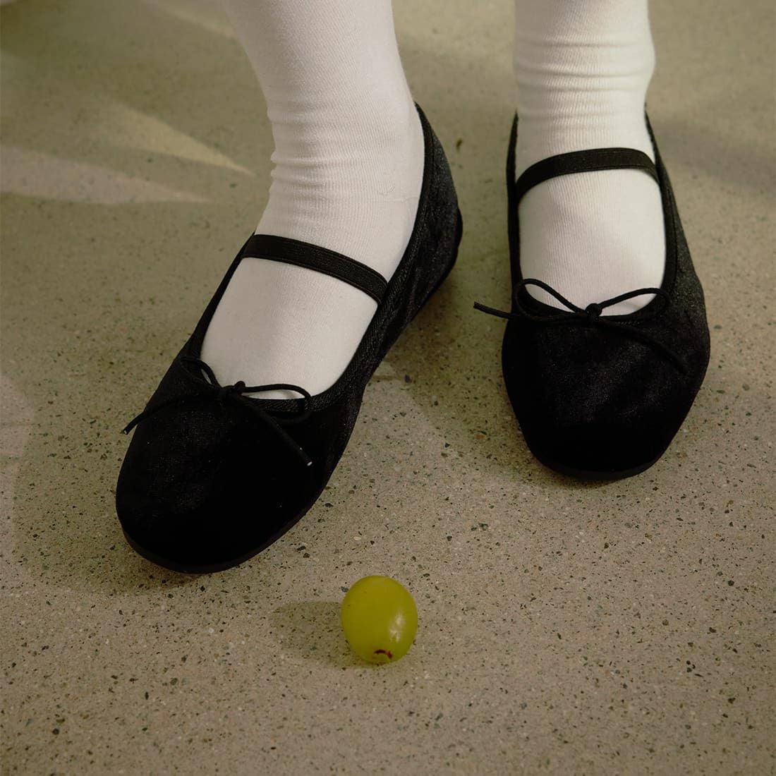 Rockfish Weatherwear [ロックフィッシュ ウェザーウェア] WISLEY SCRUNCH メリージェーン リボンキルトバレエシューズ [RF1SHBD3FL001] BLACK