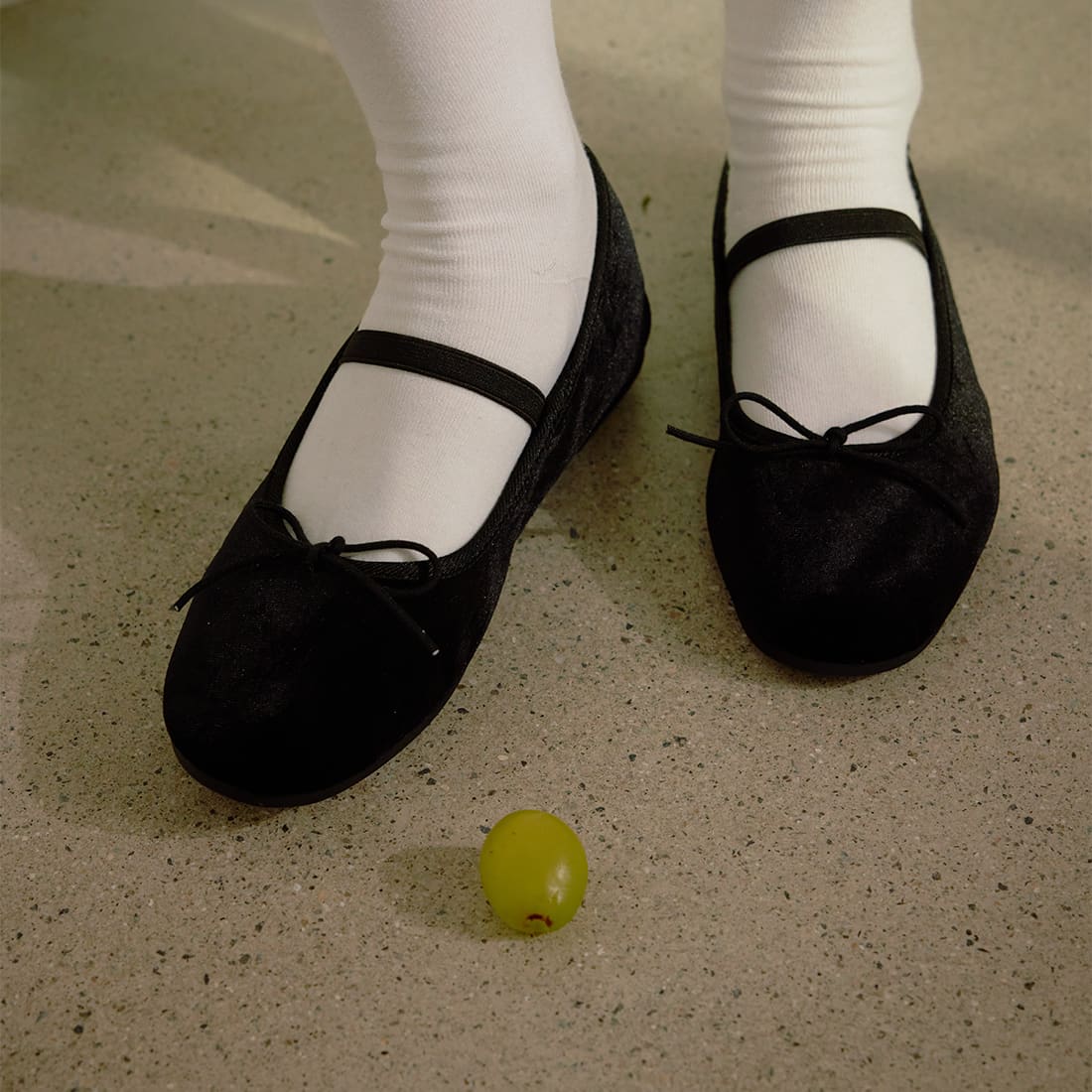 Rockfish Weatherwear [ロックフィッシュ ウェザーウェア] WISLEY SCRUNCH メリージェーン リボンキルトバレエシューズ [RF1SHBD3FL001] BLACK