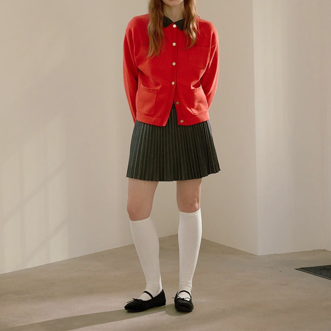 Rockfish Weatherwear [ロックフィッシュ ウェザーウェア] WISLEY SCRUNCH メリージェーン リボンキルトバレエシューズ [RF1SHBD3FL001] BLACK