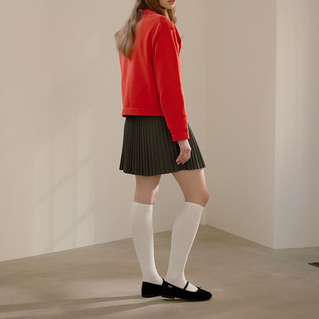 Rockfish Weatherwear [ロックフィッシュ ウェザーウェア] WISLEY SCRUNCH メリージェーン リボンキルトバレエシューズ [RF1SHBD3FL001] BLACK