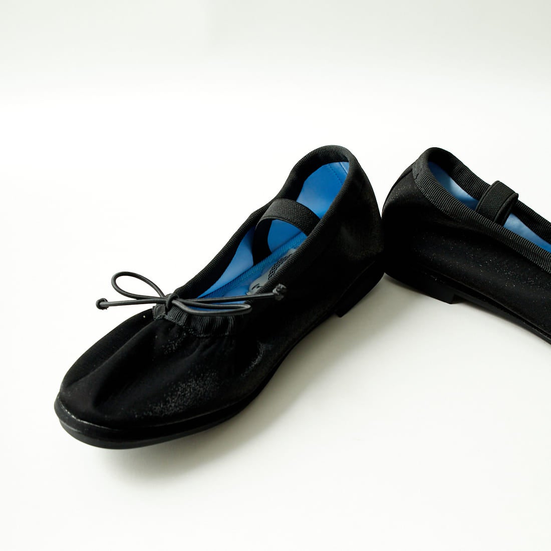 Rockfish Weatherwear [ロックフィッシュ ウェザーウェア] WISLEY SCRUNCH メリージェーン リボンキルトバレエシューズ [RF1SHBD3FL001] BLACK