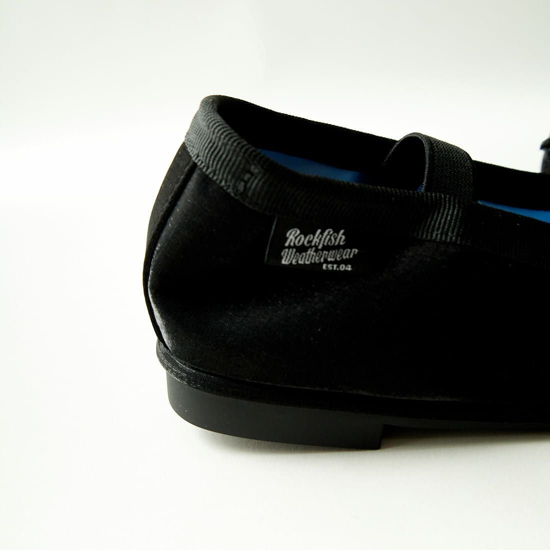 Rockfish Weatherwear [ロックフィッシュ ウェザーウェア] WISLEY SCRUNCH メリージェーン リボンキルトバレエシューズ [RF1SHBD3FL001] BLACK
