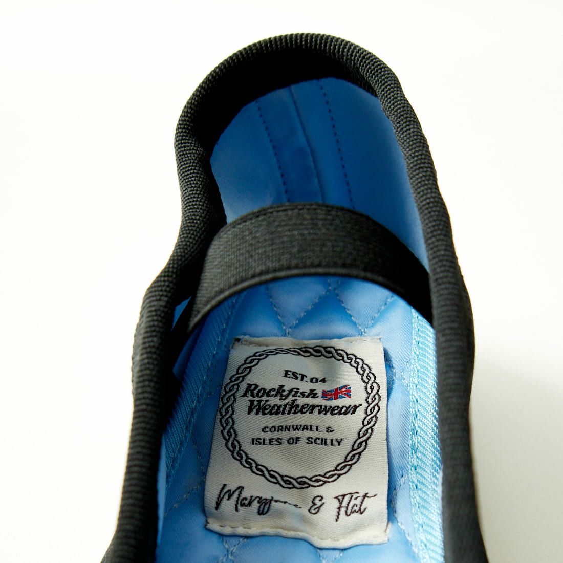 Rockfish Weatherwear [ロックフィッシュ ウェザーウェア] WISLEY SCRUNCH メリージェーン リボンキルトバレエシューズ [RF1SHBD3FL001] BLACK