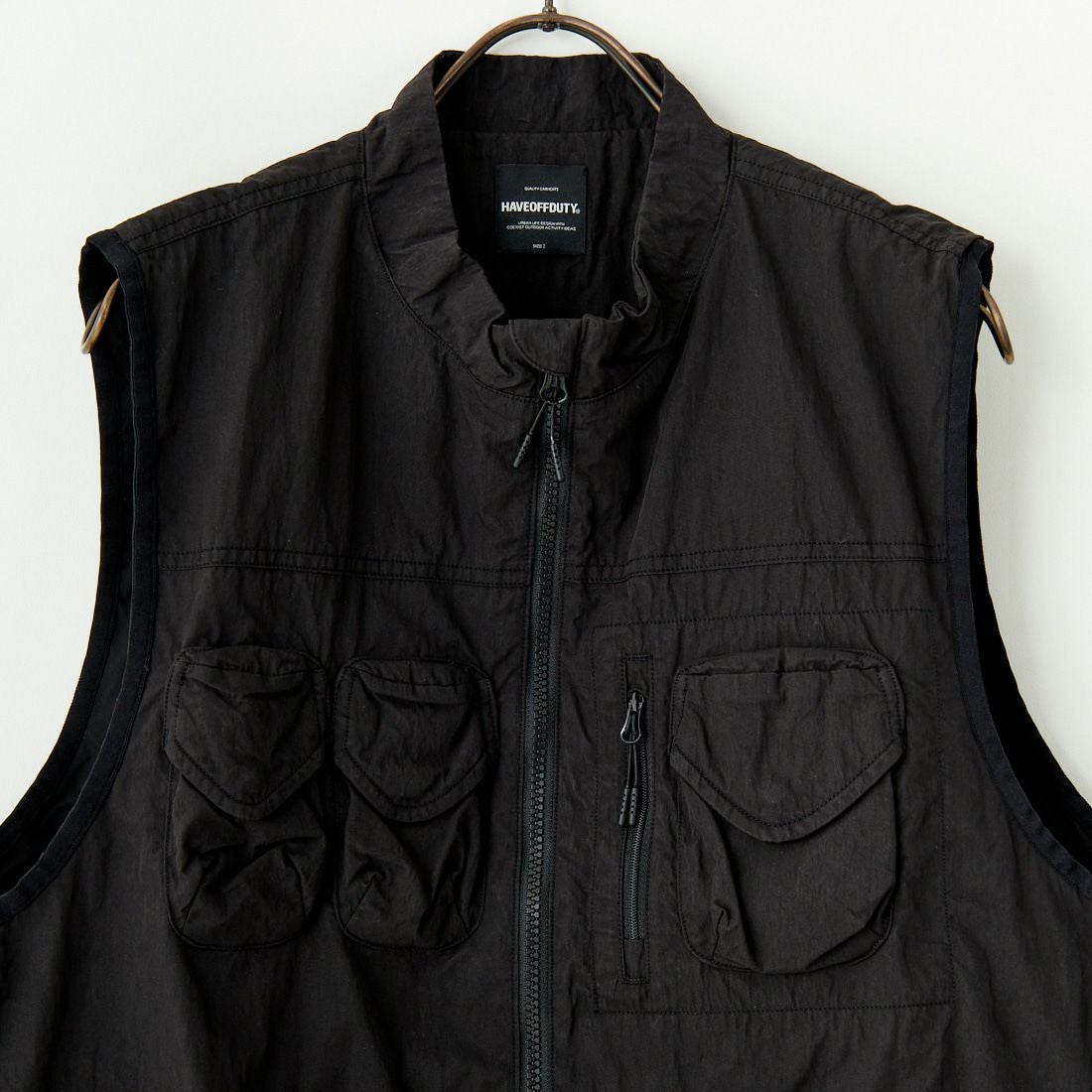 HAVEOFFDUTY [ハブオフデューティ] ミルマルチポケットベスト [HOD25SSMMPV] BLACK