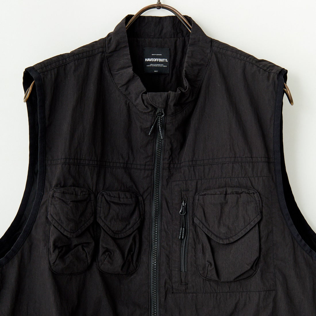 HAVEOFFDUTY [ハブオフデューティ] ミルマルチポケットベスト [HOD25SSMMPV] BLACK