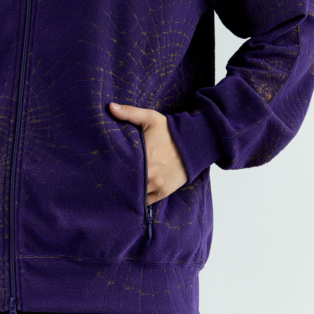 Needles [ニードルズ] リブカラートラックジャケット [QV329] A PURPLE
