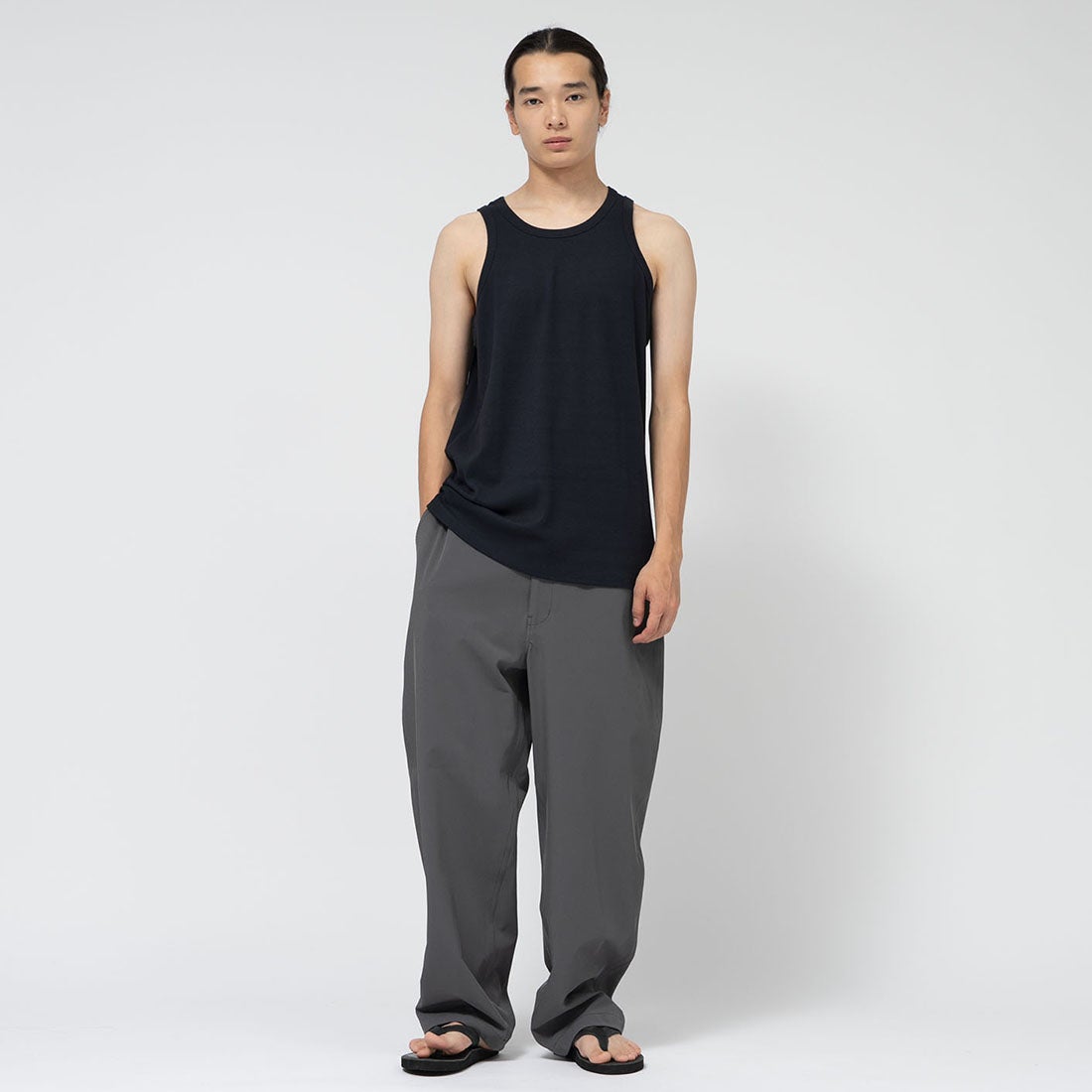THE NORTH FACE PURPLE LABEL [ザ ノースフェイス パープルレーベル] パックフィールドタンクトップ [NT3431N] K BLACK