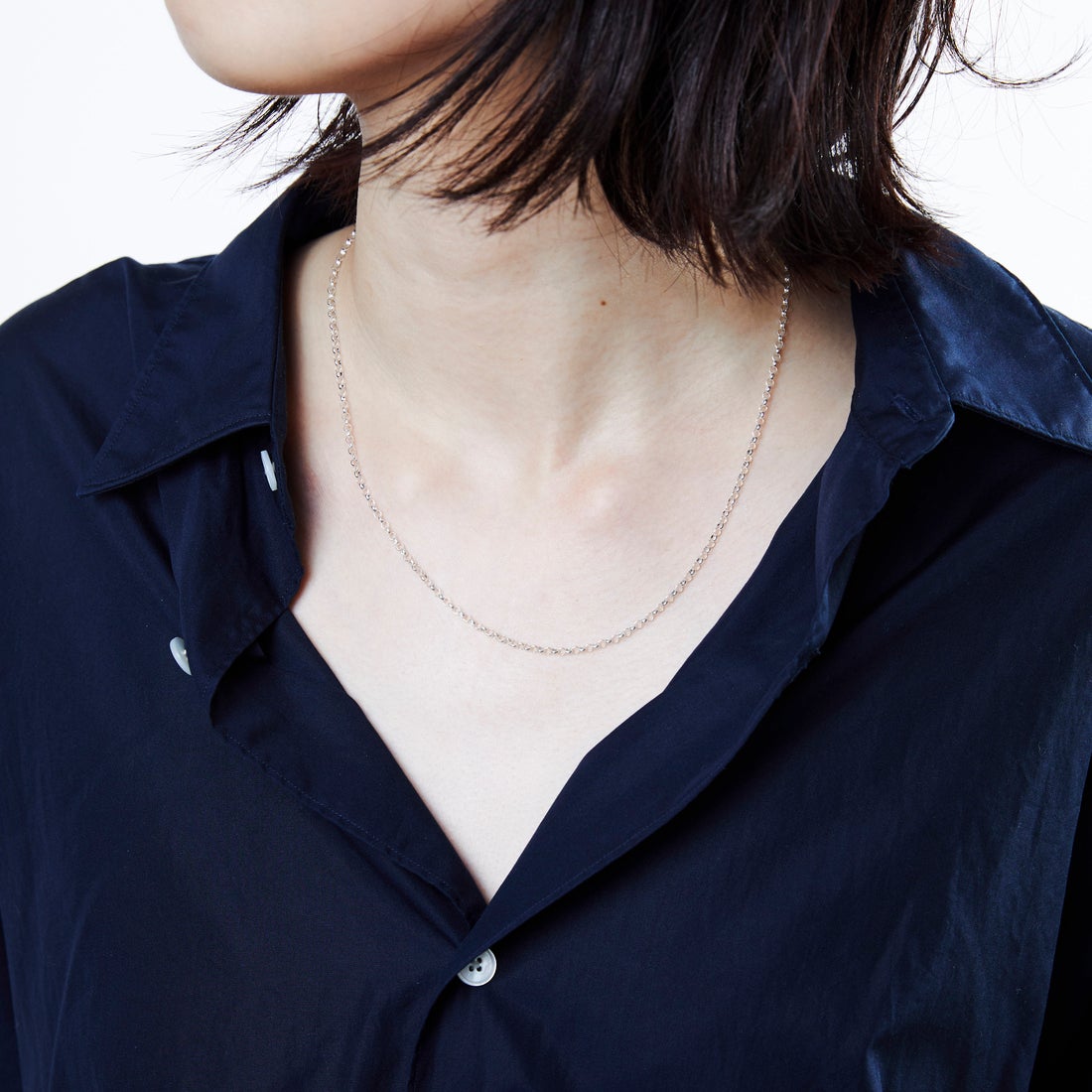 XOLO JEWELRY [ショロジュエリー] ROUND LINKネックレス [XON040-60] SILVER